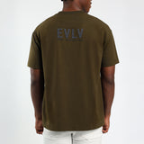 Evolve  Olive Printed Tee