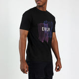 Black Evolve Printed Tee