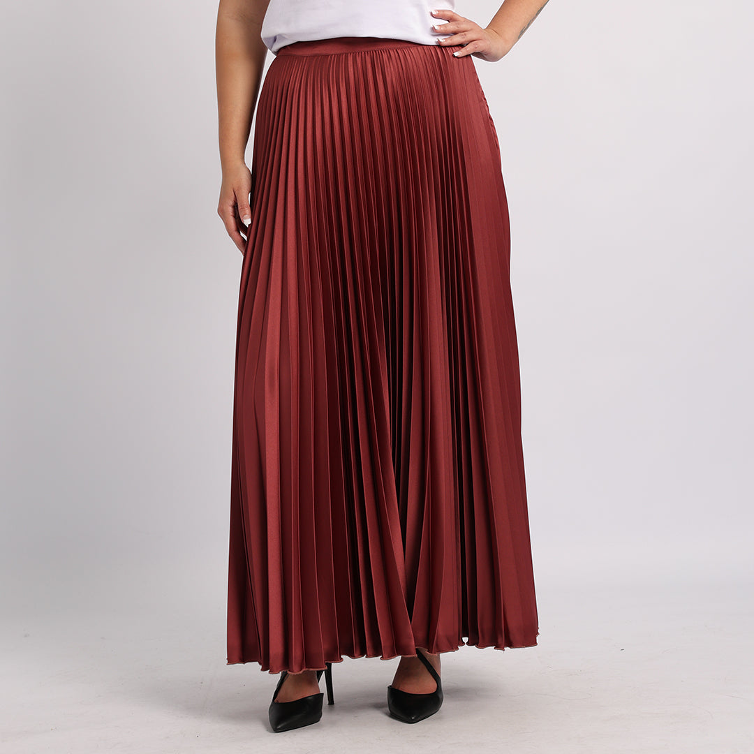 Mink Pleated Skirt