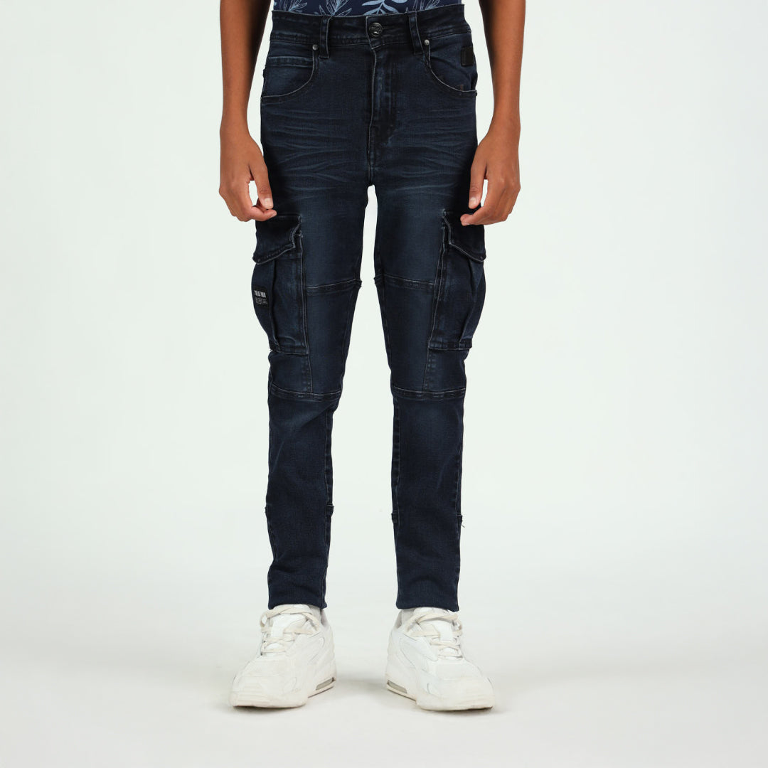 Boys Cargo Skinny Jeans