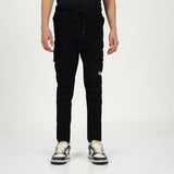 Boys Denim Cargo Biker Jogger