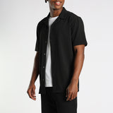 Black Seersucker Shirt