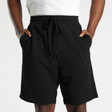 Black Seersuckers Shorts