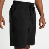 Black Seersuckers Shorts