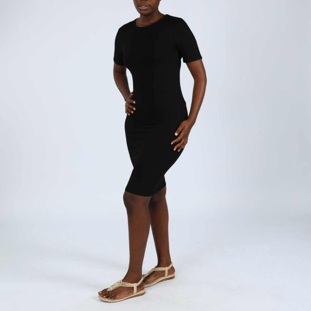 Ladies Short Sleeve Bodycon Dress