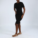 Ladies Short Sleeve Bodycon Dress
