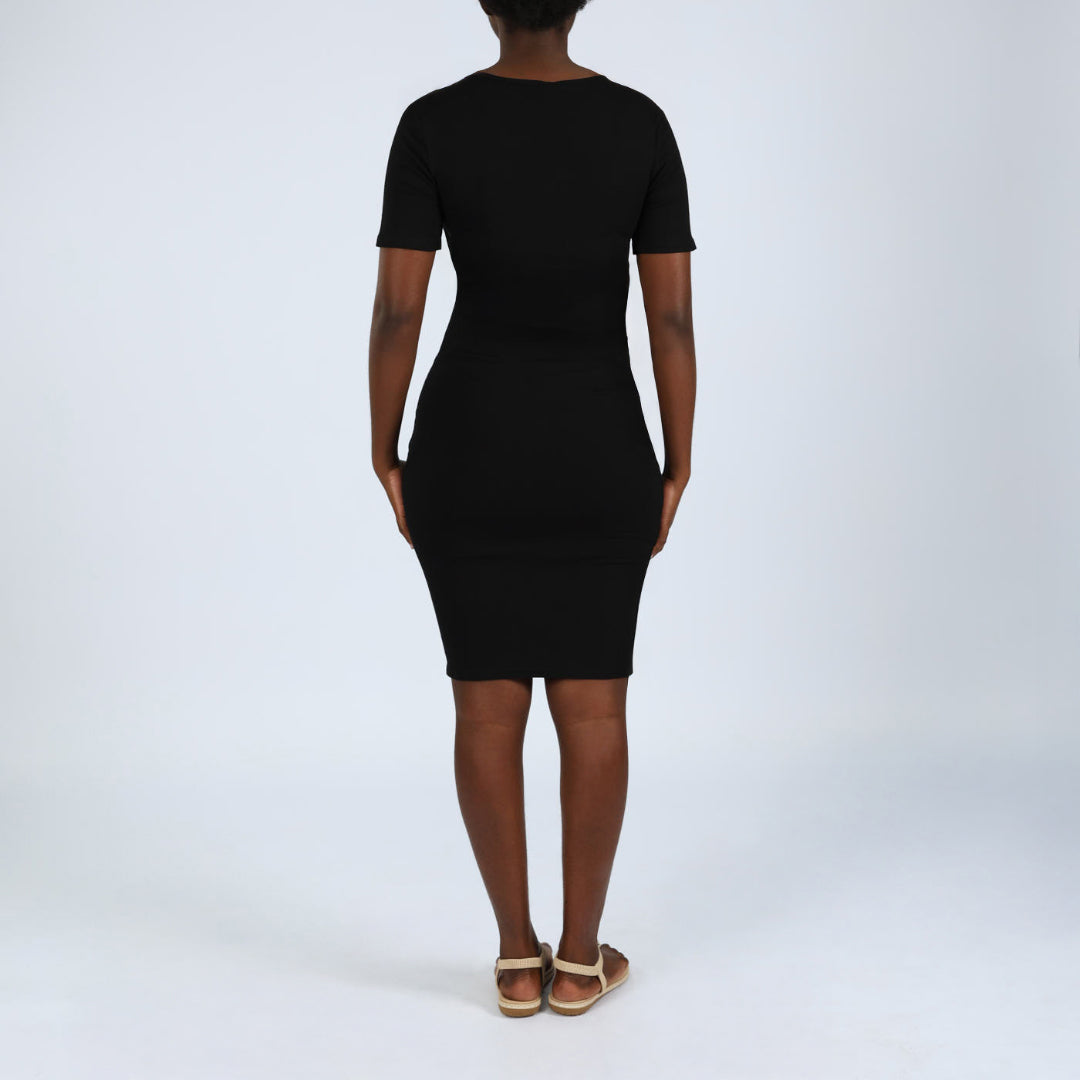 Ladies Short Sleeve Bodycon Dress