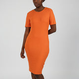 Ladies Short Sleeve Bodycon Dress