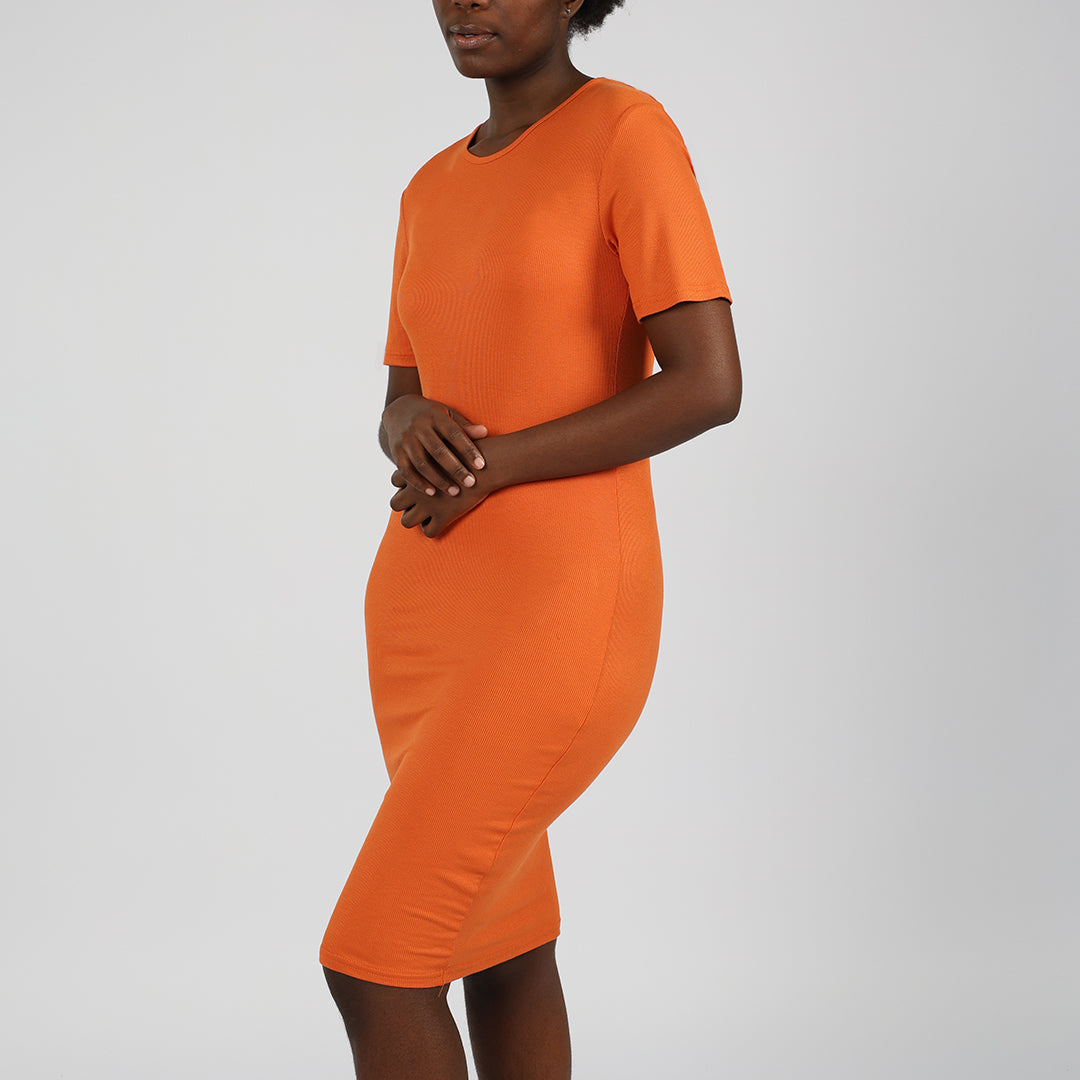 Ladies Short Sleeve Bodycon Dress