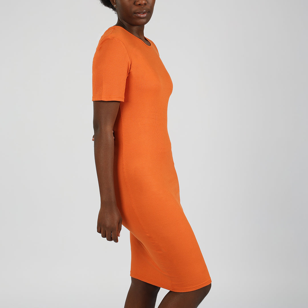 Ladies Short Sleeve Bodycon Dress