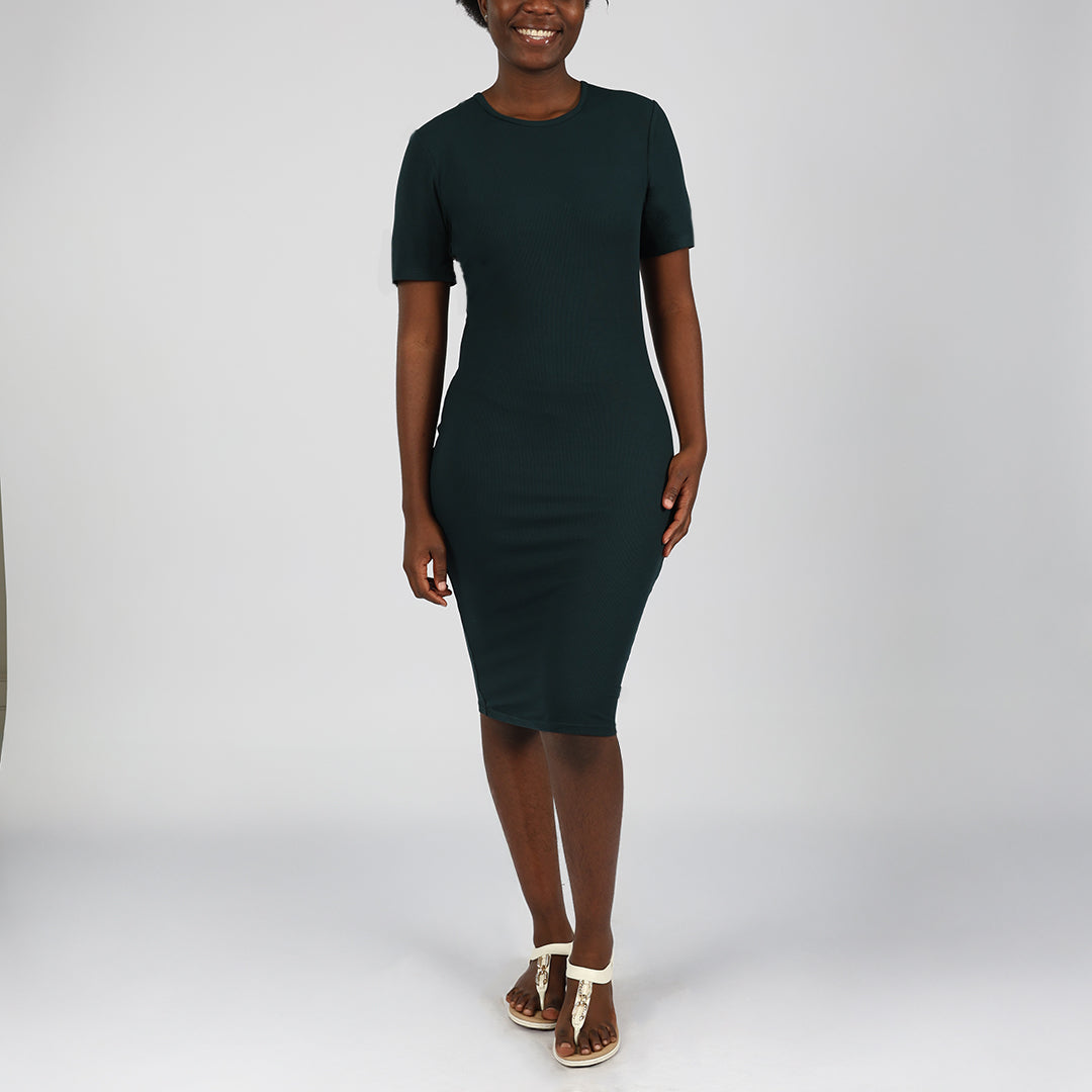 Ladies Short Sleeve Bodycon Dress