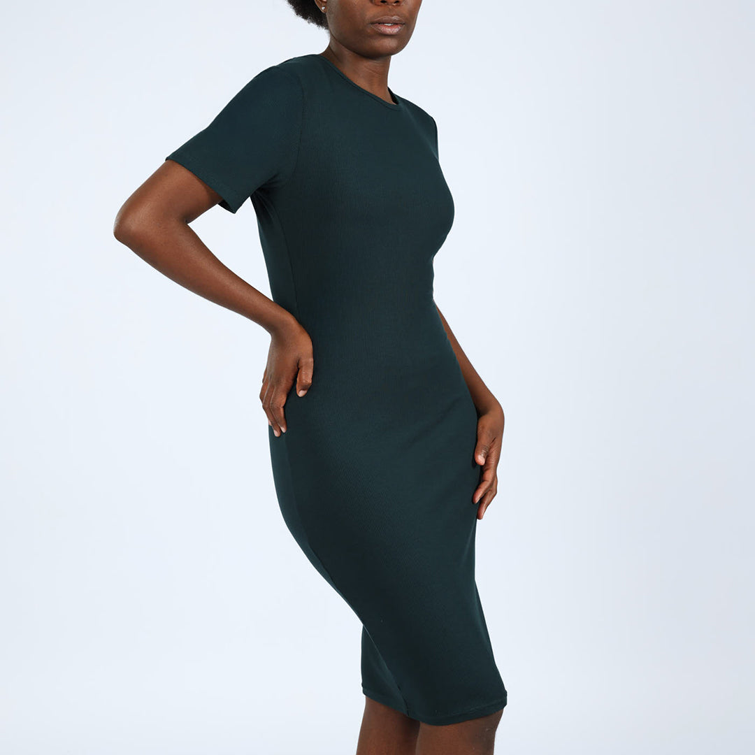 Ladies Short Sleeve Bodycon Dress