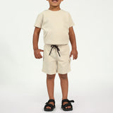 Stone Jacquard Cargo Short