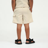 Stone Jacquard Cargo Short