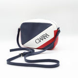 Ciarra Navy Red And White Pu Crossbody Bag CIARRA Fashion Fusion