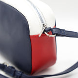 Ciarra Navy Red And White Pu Crossbody Bag CIARRA Fashion Fusion