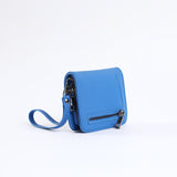 Mini Zip Around Wallet.Pu Strap Detail.