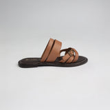 Bone Strappy Push In Sandal
