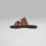 Bone Strappy Push In Sandal