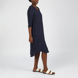 Alora Ladies Navy Dress