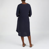 Alora Ladies Navy Dress