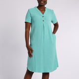 Alora Ladies Aqua Dress