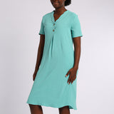 Alora Ladies Aqua Dress