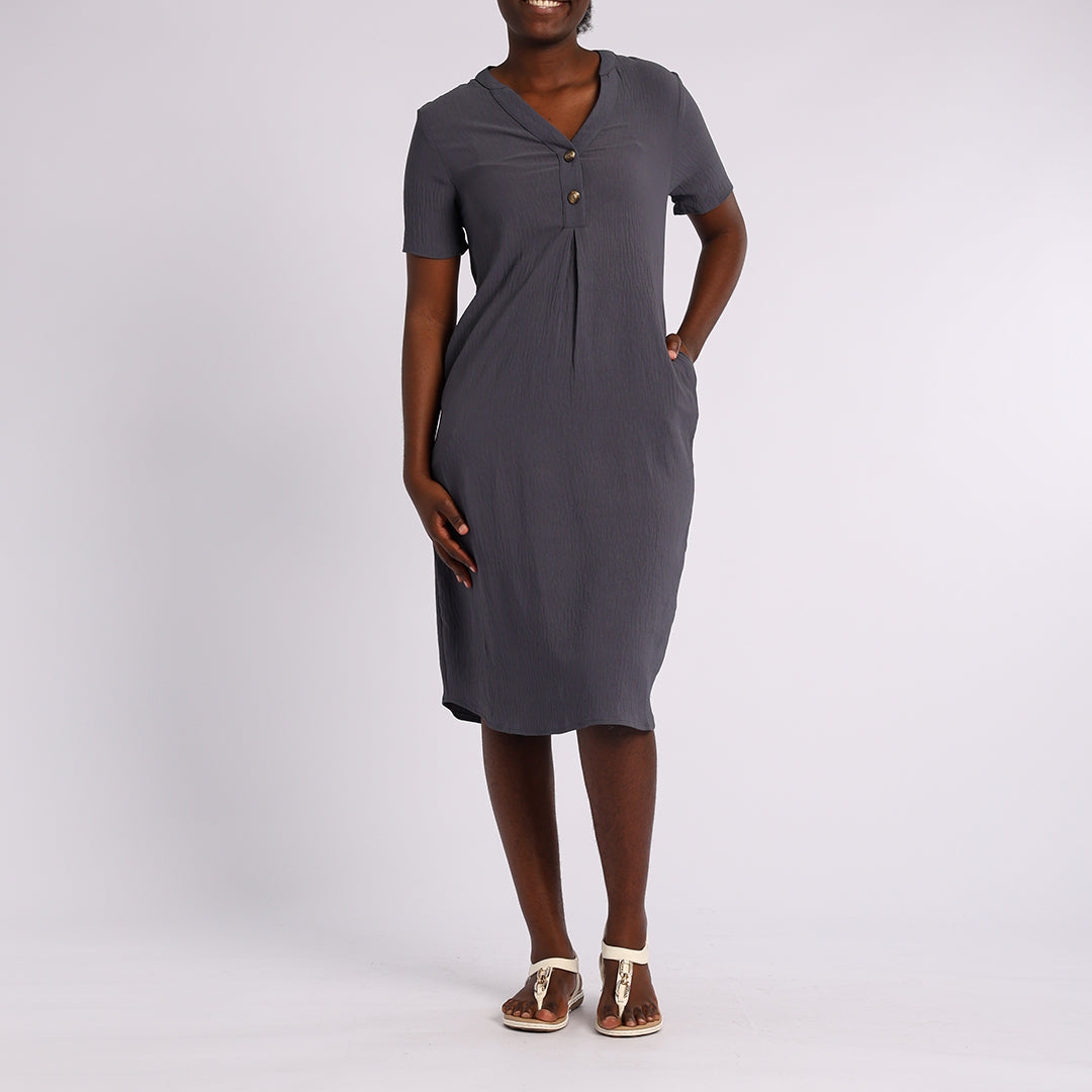 Alora Ladies Grey Dress