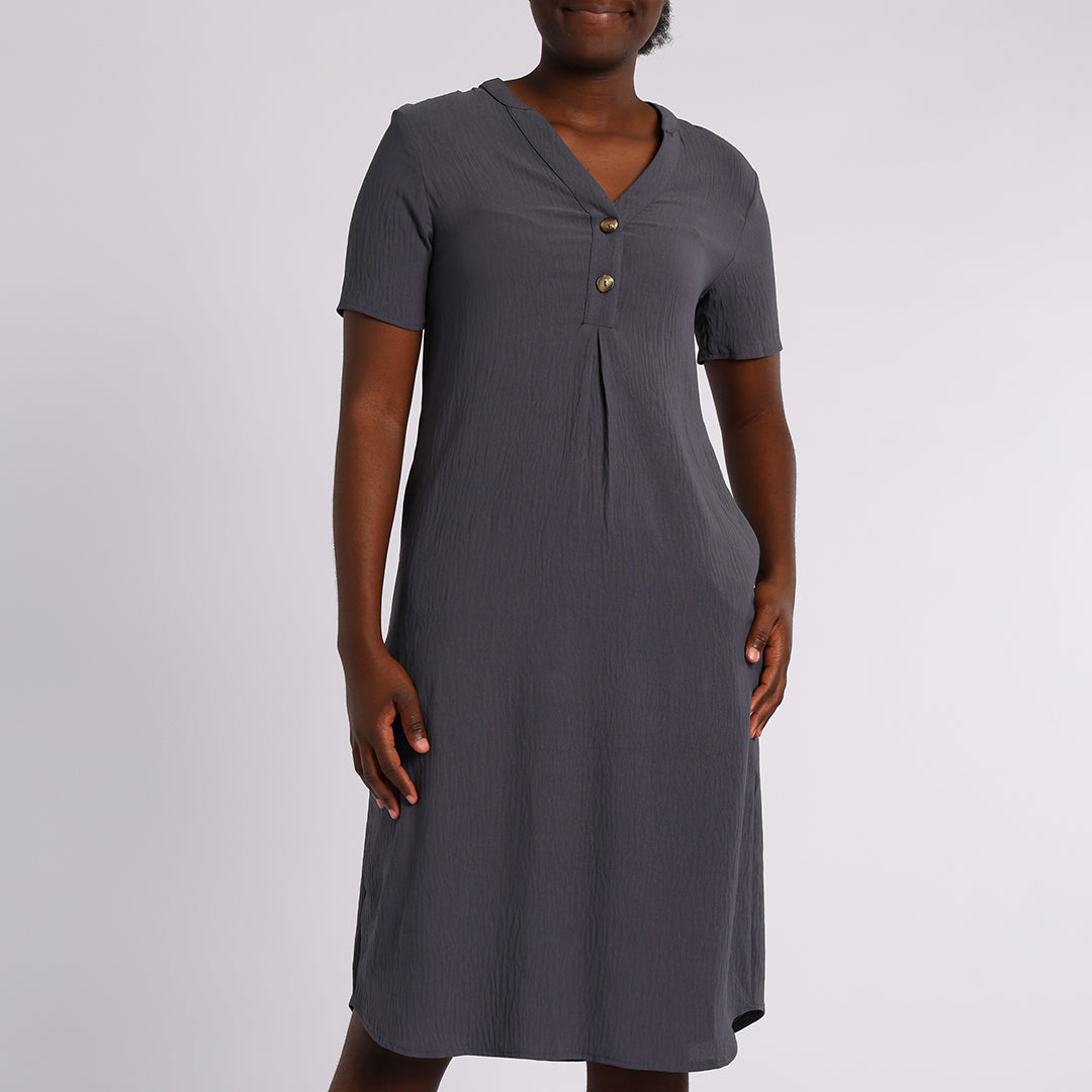 Alora Ladies Grey Dress