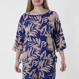 Alora Ladies Navy/Stone Top