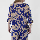 Alora Ladies Navy/Stone Top