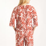 Alora Ladies Rust Top