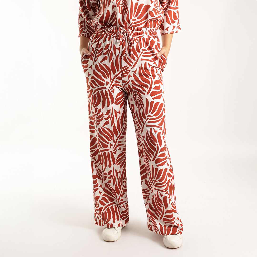 Alora Ladies Rust Pants