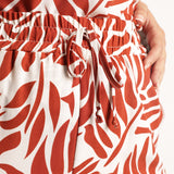 Alora Ladies Rust Pants