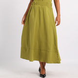 Alora Ladies Chartuse Skirt