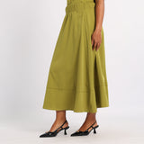 Alora Ladies Chartuse Skirt