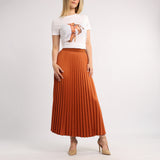 Alora Ladies Rust Skirt
