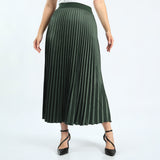 Alora Ladies Olive Skirt