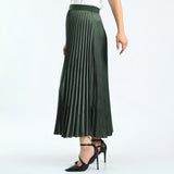 Alora Ladies Olive Skirt