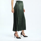 Alora Ladies Olive Skirt