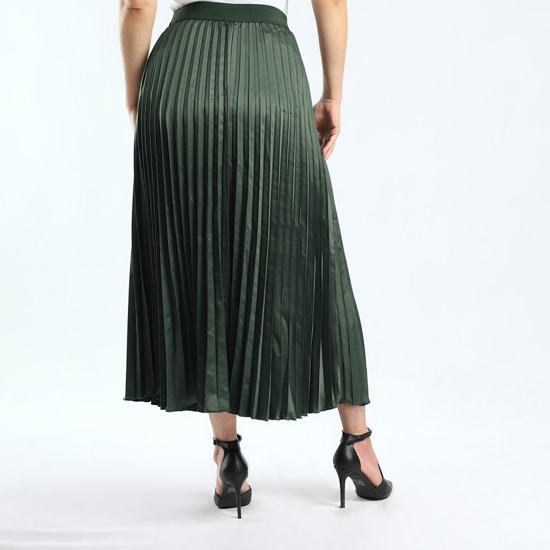 Alora Ladies Olive Skirt