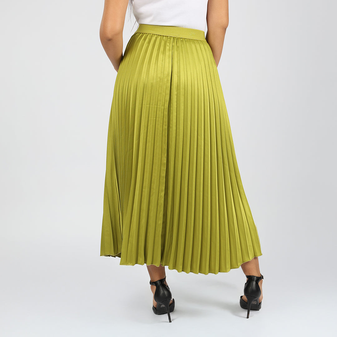 Alora Ladies Chartreuse Skirt