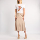 Alora Ladies Champagne Skirt