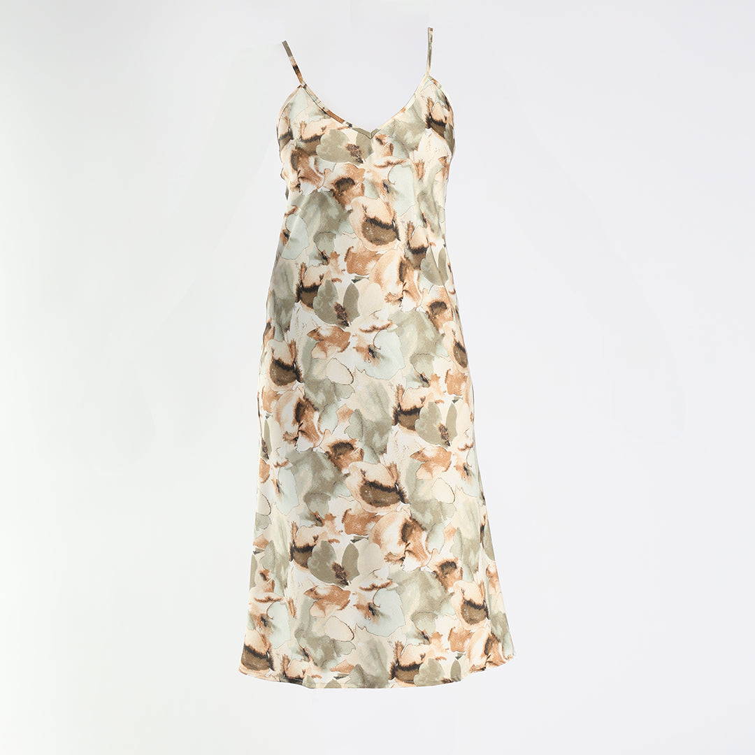 Alora Ladies Stone/Sage Dress