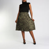 Alora Ladies Olive Skirt