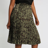 Alora Ladies Olive Skirt