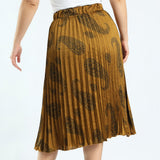 Alora Ladies Mustard Paisley Skirt