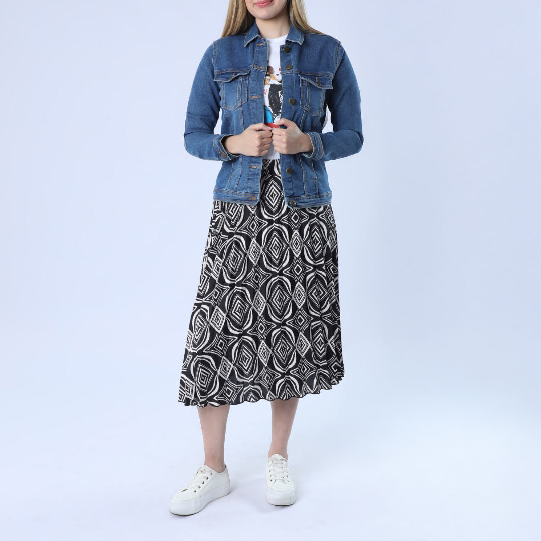 Alora Ladie blk/Crm Skirt ALORA Fashion Fusion
