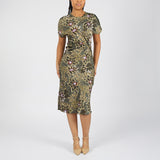 Ladies Alora Sage/Grey Dress