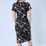 Alora Ladies Blk/Wht Dress ALORA Fashion Fusion